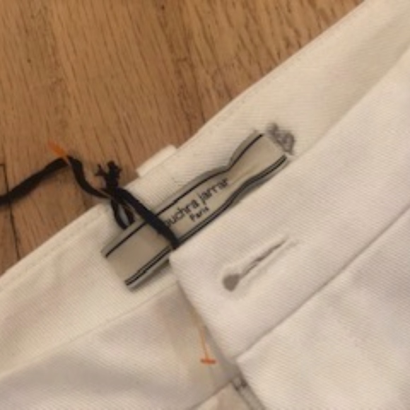 Bouchra-jarrar White pants US 10 runs small/long - Picture 7 of 7